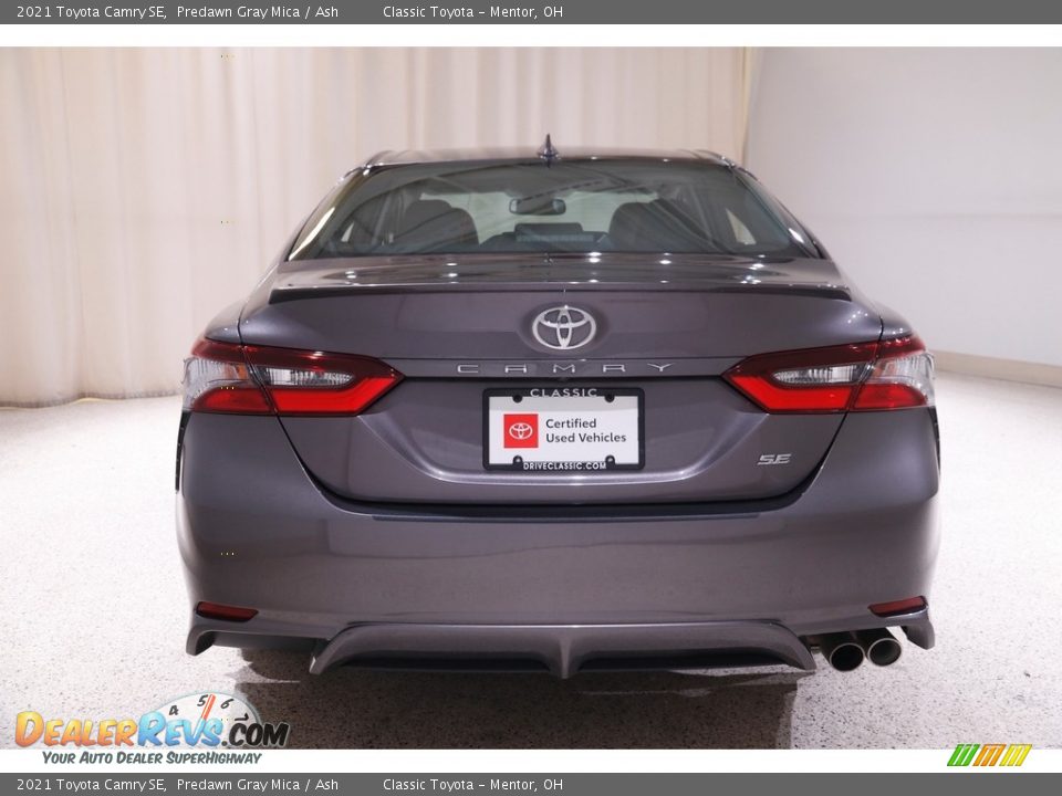 2021 Toyota Camry SE Predawn Gray Mica / Ash Photo #17