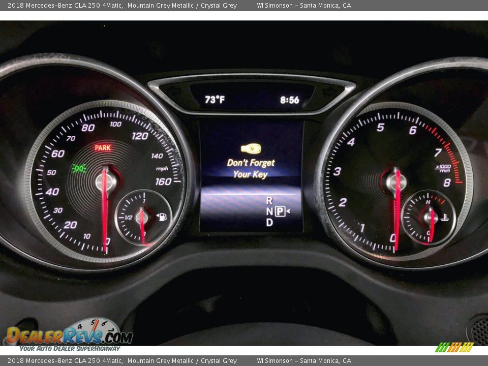 2018 Mercedes-Benz GLA 250 4Matic Gauges Photo #17