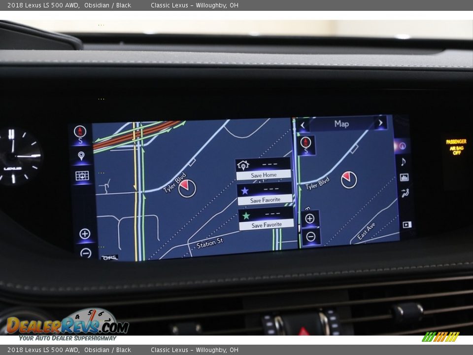 Navigation of 2018 Lexus LS 500 AWD Photo #10