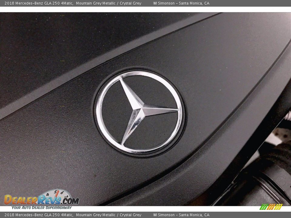 2018 Mercedes-Benz GLA 250 4Matic Mountain Grey Metallic / Crystal Grey Photo #27