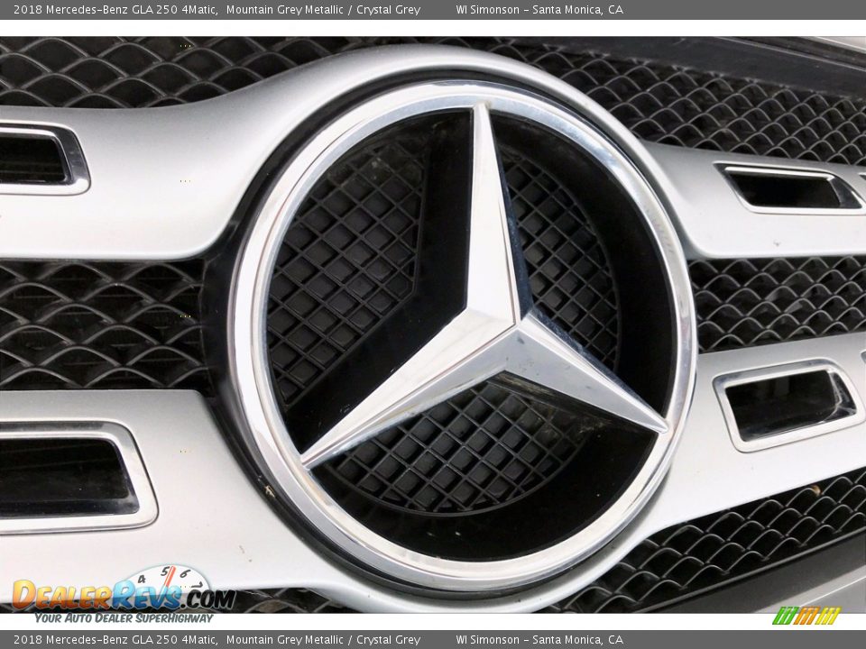 2018 Mercedes-Benz GLA 250 4Matic Mountain Grey Metallic / Crystal Grey Photo #29