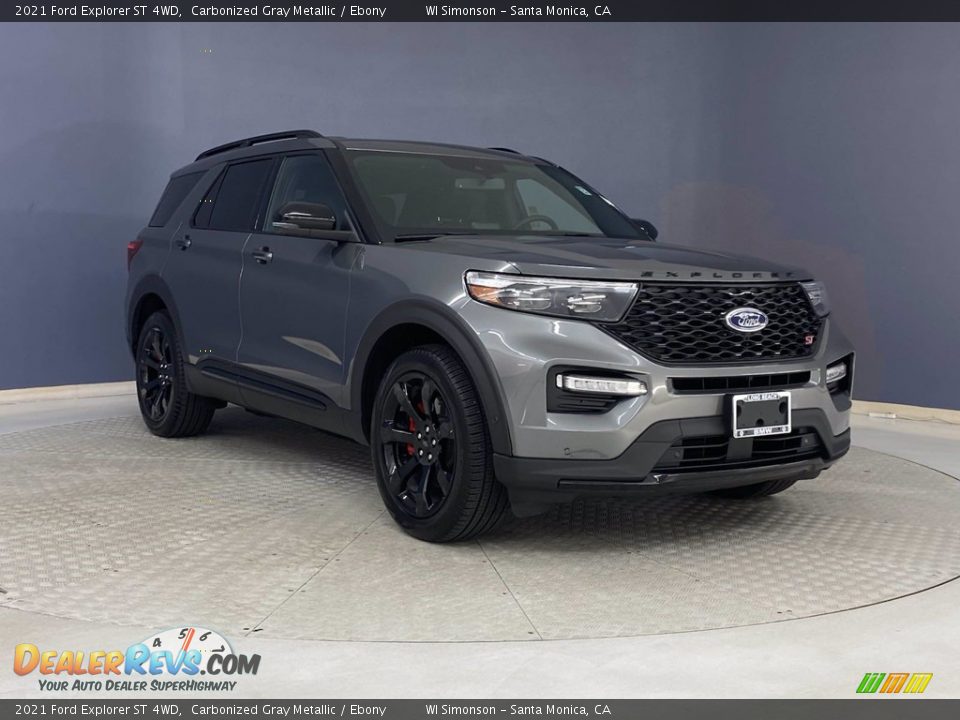 2021 Ford Explorer ST 4WD Carbonized Gray Metallic / Ebony Photo #1