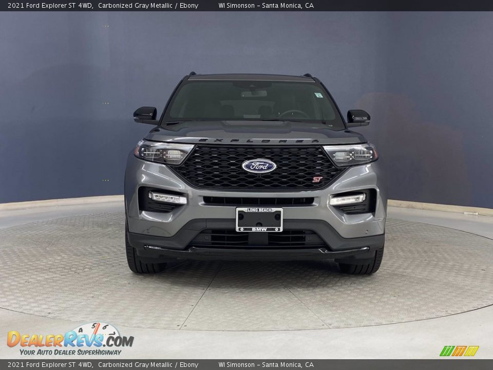 2021 Ford Explorer ST 4WD Carbonized Gray Metallic / Ebony Photo #2