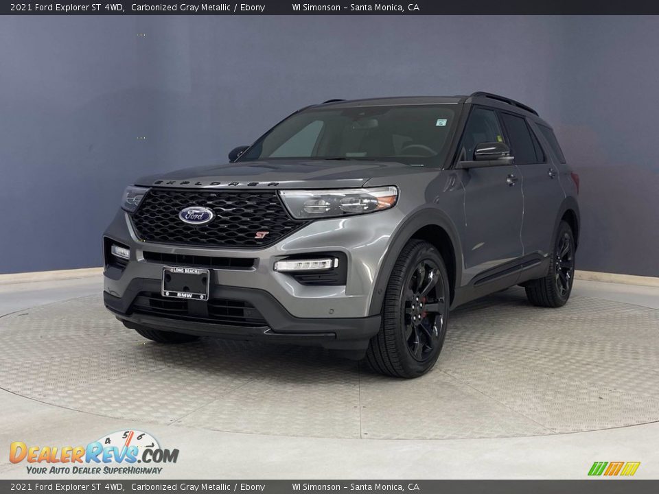 2021 Ford Explorer ST 4WD Carbonized Gray Metallic / Ebony Photo #3