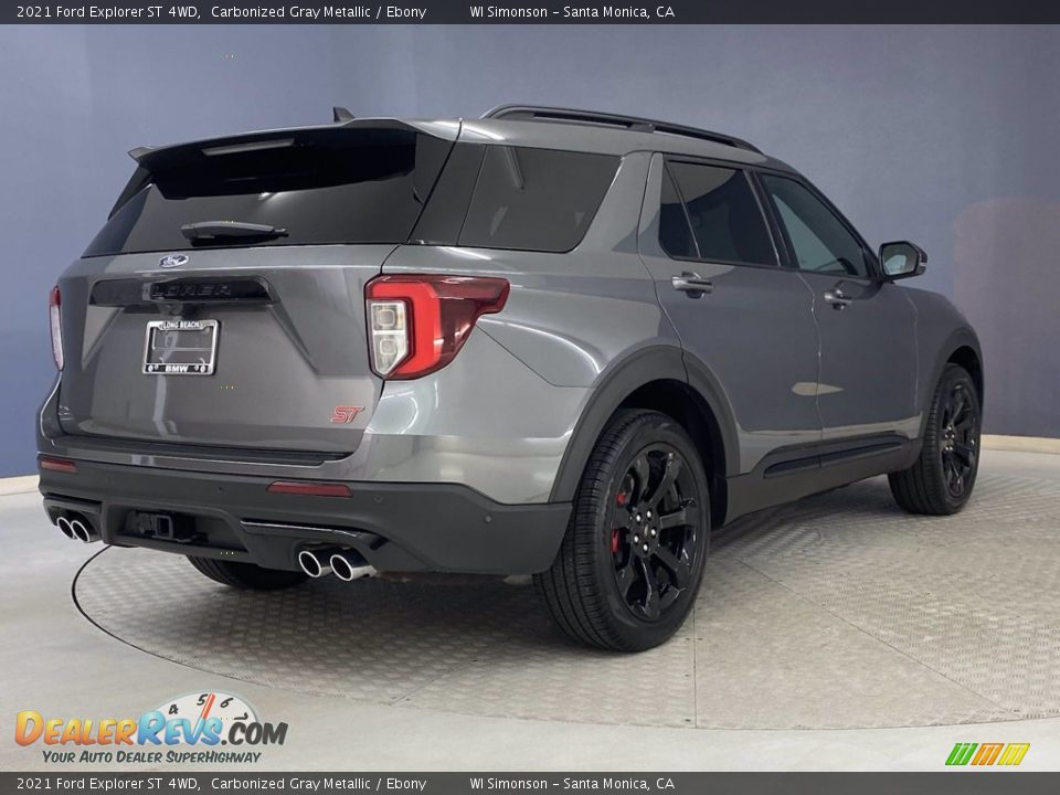 2021 Ford Explorer ST 4WD Carbonized Gray Metallic / Ebony Photo #5