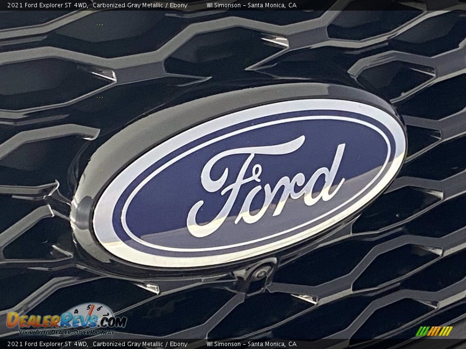 2021 Ford Explorer ST 4WD Carbonized Gray Metallic / Ebony Photo #7