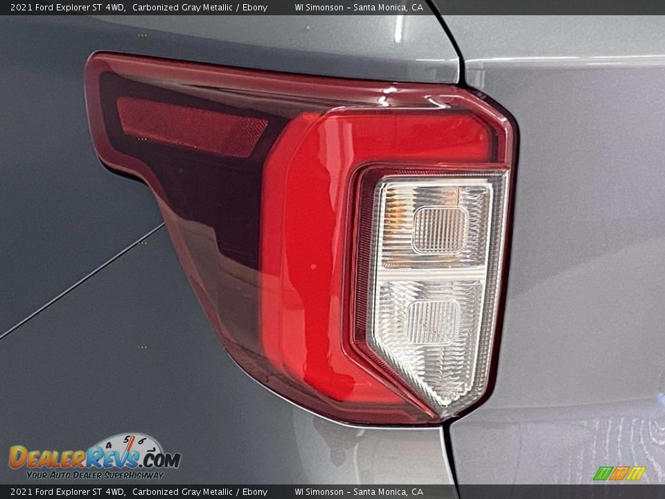 2021 Ford Explorer ST 4WD Carbonized Gray Metallic / Ebony Photo #8