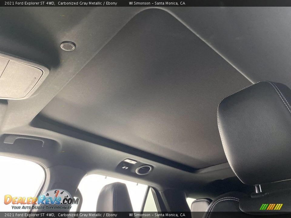 2021 Ford Explorer ST 4WD Carbonized Gray Metallic / Ebony Photo #31