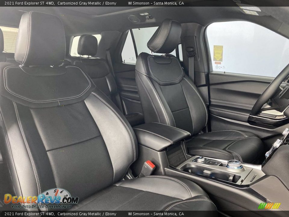 2021 Ford Explorer ST 4WD Carbonized Gray Metallic / Ebony Photo #34