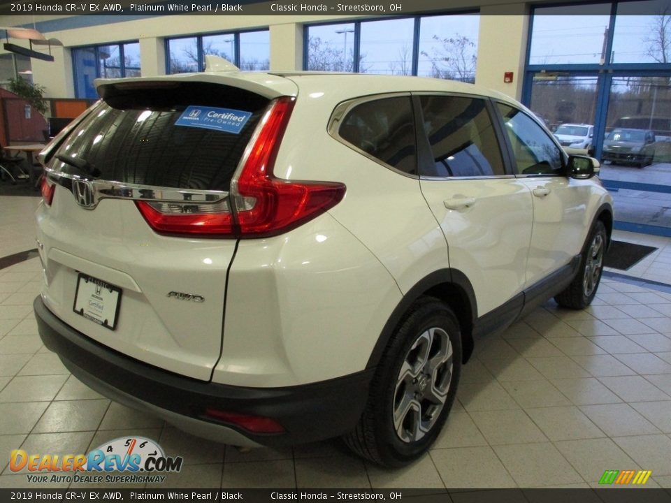2019 Honda CR-V EX AWD Platinum White Pearl / Black Photo #7