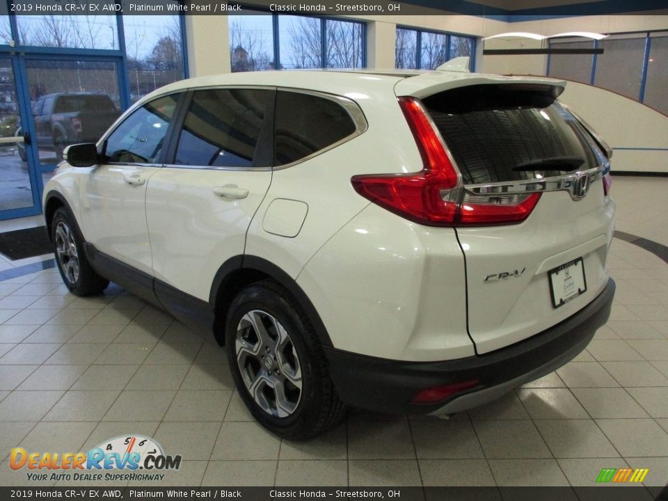 2019 Honda CR-V EX AWD Platinum White Pearl / Black Photo #9
