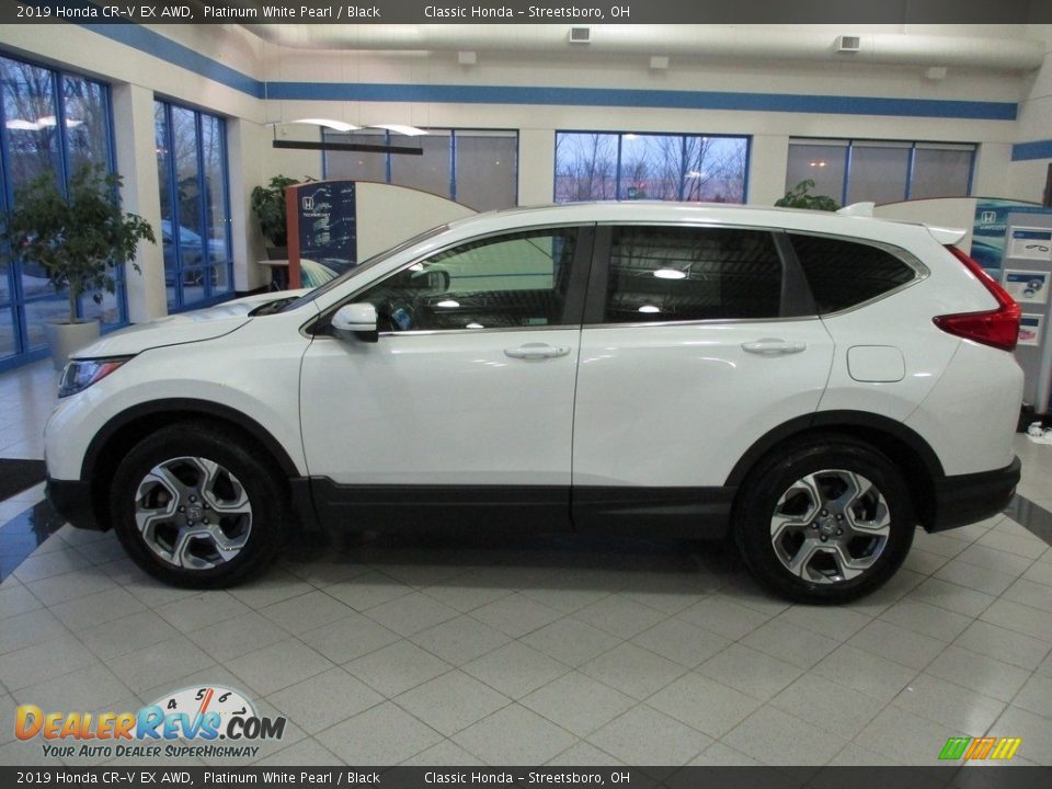 2019 Honda CR-V EX AWD Platinum White Pearl / Black Photo #10