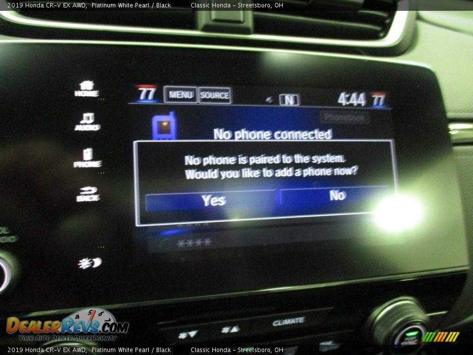2019 Honda CR-V EX AWD Platinum White Pearl / Black Photo #35