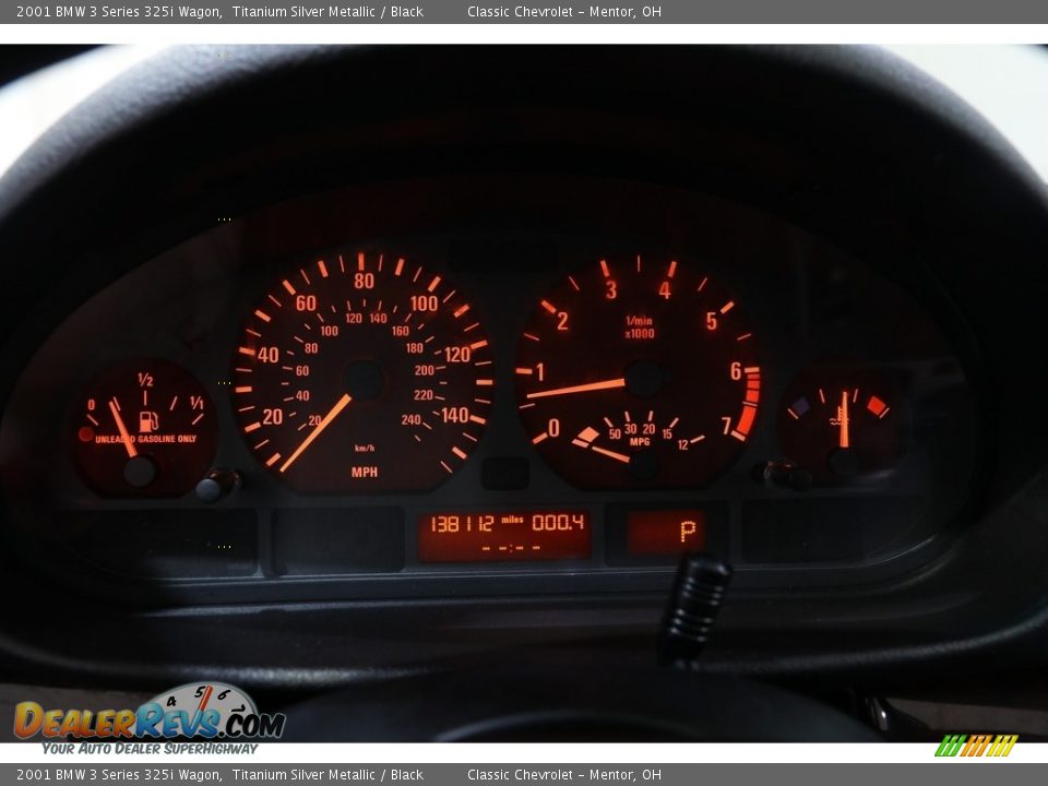 2001 BMW 3 Series 325i Wagon Gauges Photo #8