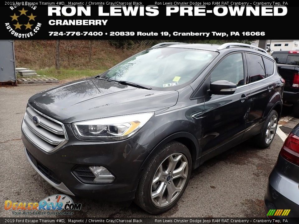 2019 Ford Escape Titanium 4WD Magnetic / Chromite Gray/Charcoal Black Photo #1