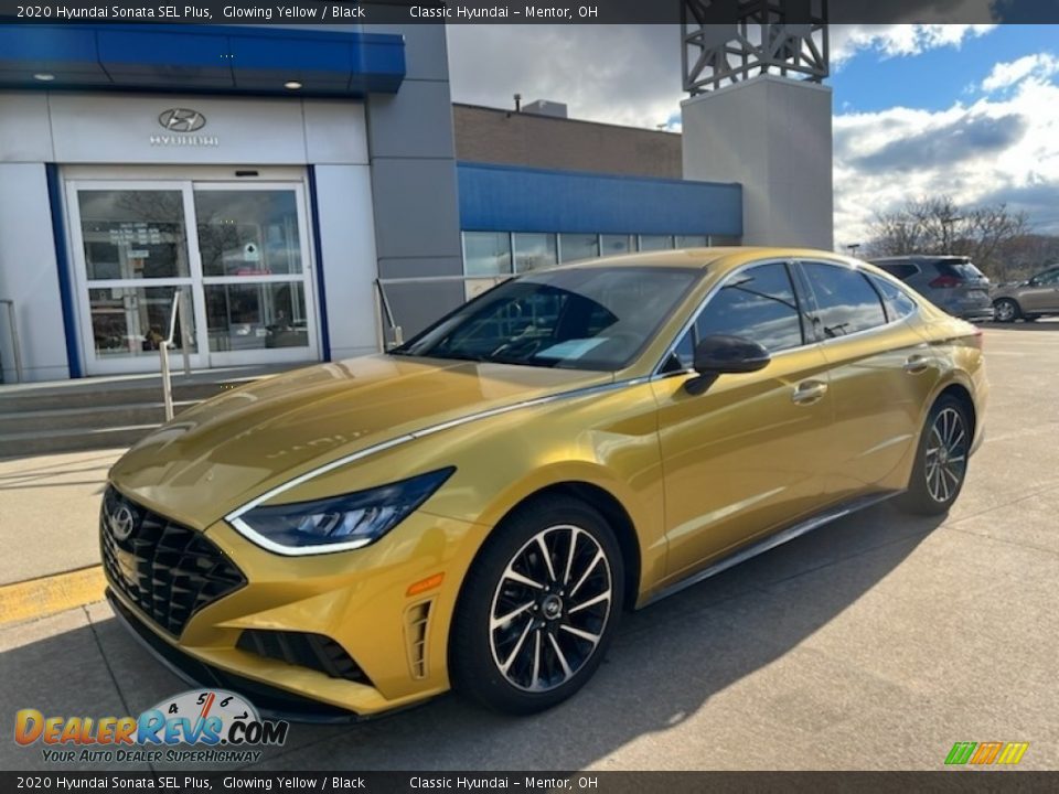 2020 Hyundai Sonata SEL Plus Glowing Yellow / Black Photo #1