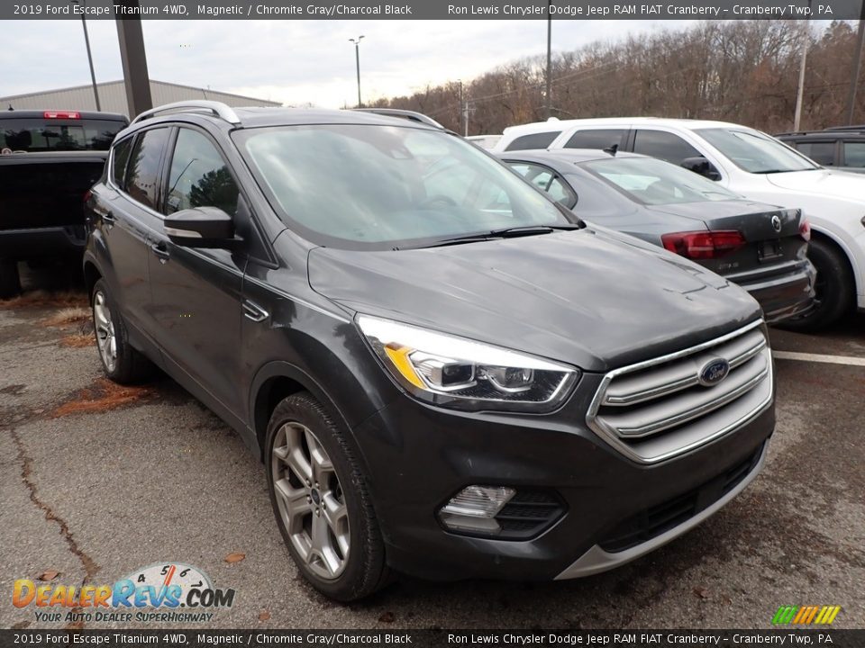 2019 Ford Escape Titanium 4WD Magnetic / Chromite Gray/Charcoal Black Photo #2