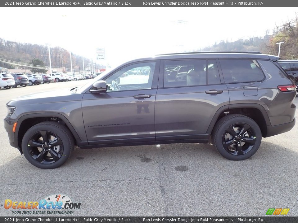 2021 Jeep Grand Cherokee L Laredo 4x4 Baltic Gray Metallic / Black Photo #2