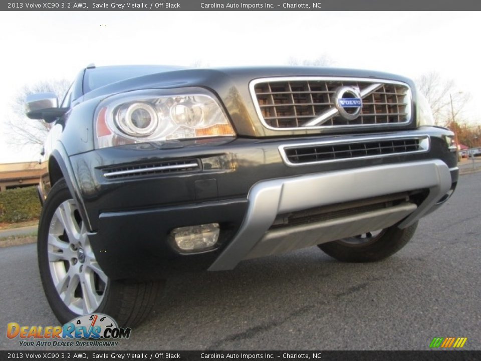 2013 Volvo XC90 3.2 AWD Savile Grey Metallic / Off Black Photo #3