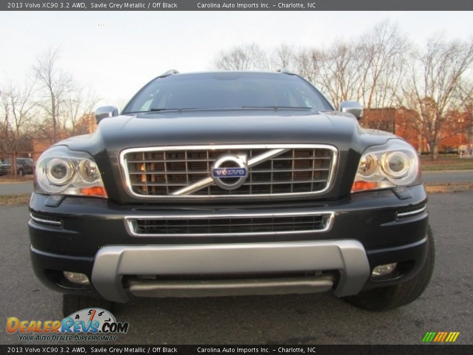 2013 Volvo XC90 3.2 AWD Savile Grey Metallic / Off Black Photo #4