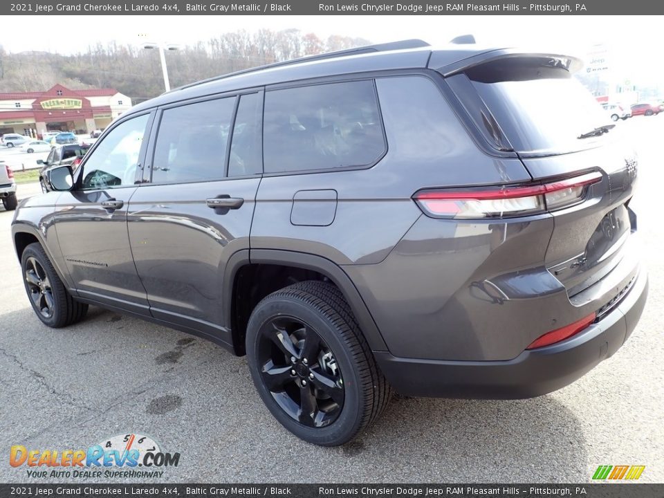 2021 Jeep Grand Cherokee L Laredo 4x4 Baltic Gray Metallic / Black Photo #3