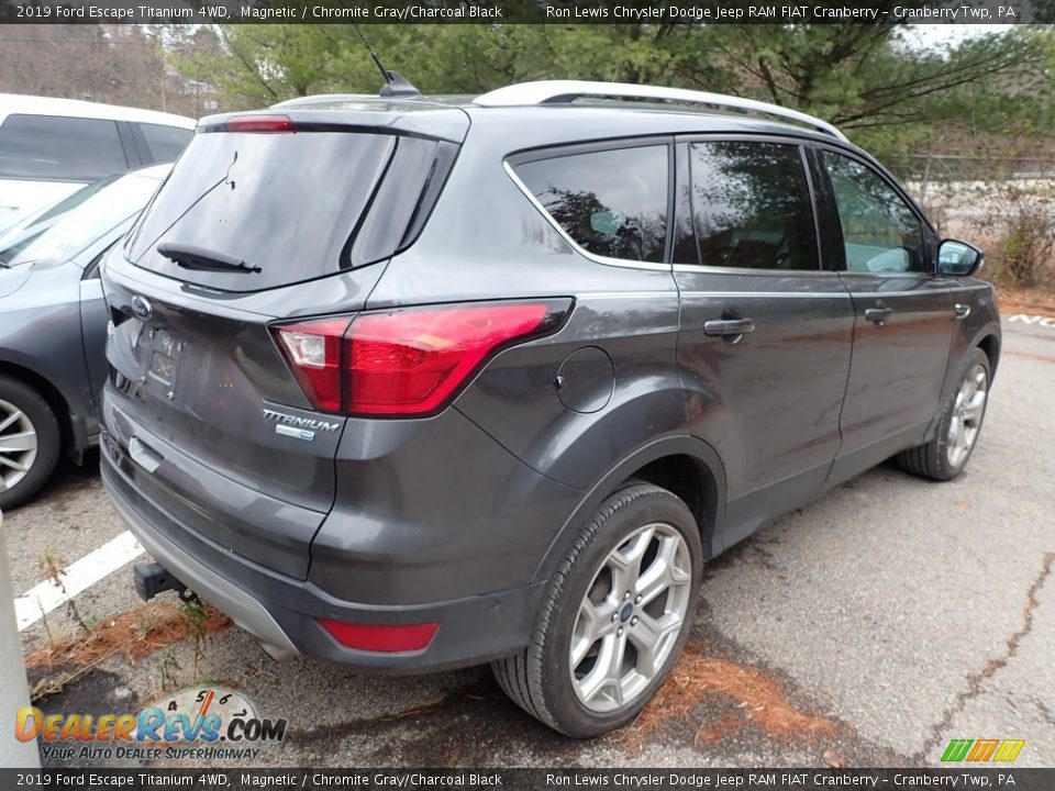 2019 Ford Escape Titanium 4WD Magnetic / Chromite Gray/Charcoal Black Photo #4