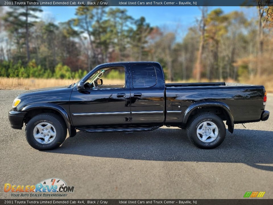 Black 2001 Toyota Tundra Limited Extended Cab 4x4 Photo #4