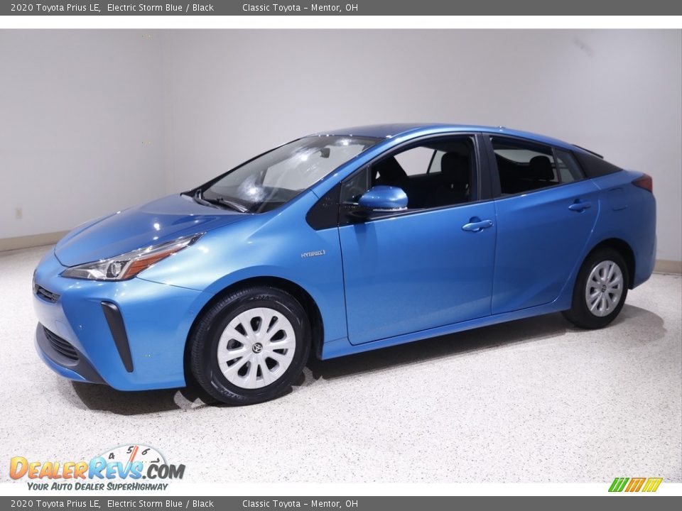 2020 Toyota Prius LE Electric Storm Blue / Black Photo #3