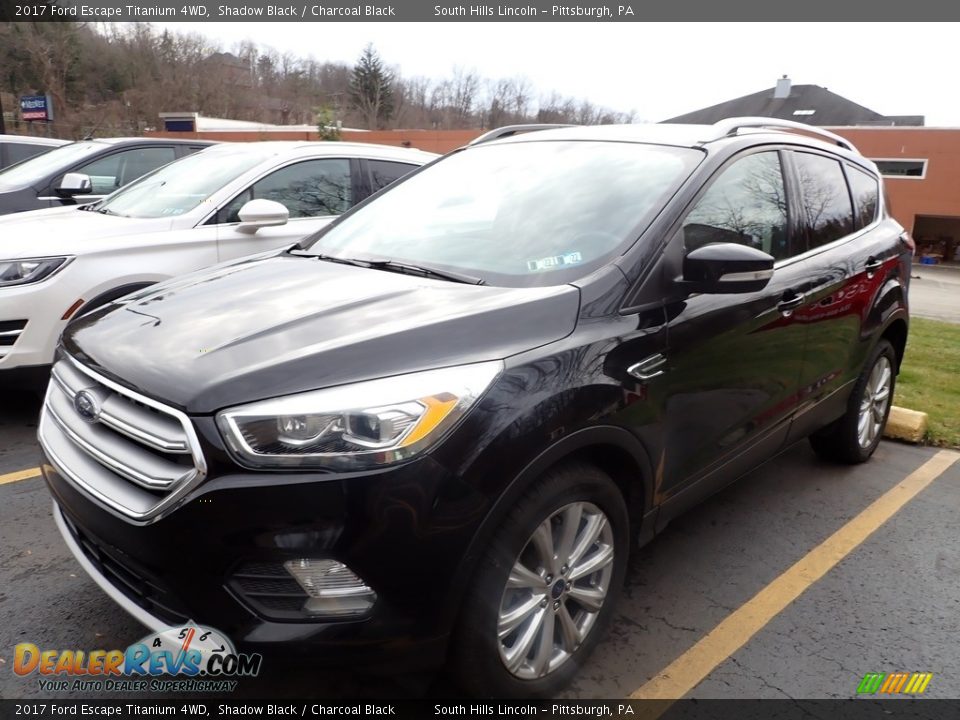 2017 Ford Escape Titanium 4WD Shadow Black / Charcoal Black Photo #1