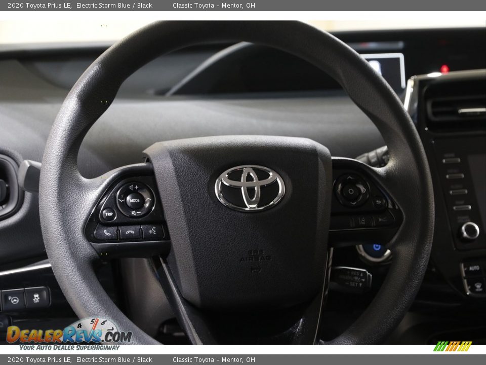 2020 Toyota Prius LE Electric Storm Blue / Black Photo #7