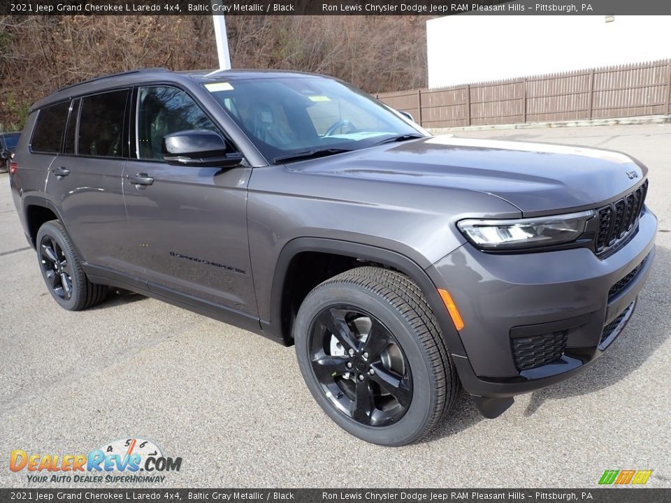 2021 Jeep Grand Cherokee L Laredo 4x4 Baltic Gray Metallic / Black Photo #8