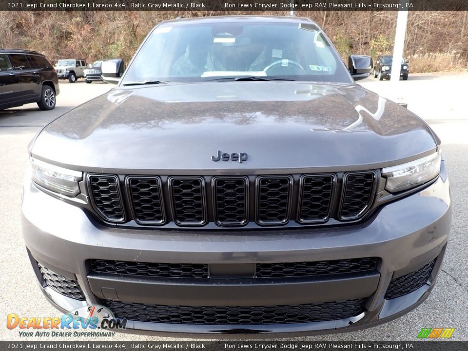 2021 Jeep Grand Cherokee L Laredo 4x4 Baltic Gray Metallic / Black Photo #9