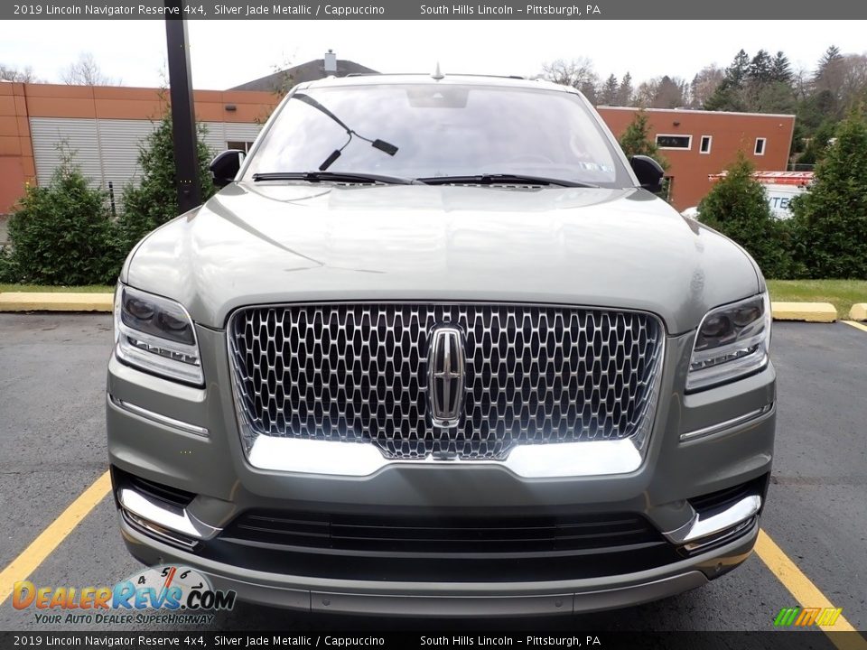 2019 Lincoln Navigator Reserve 4x4 Silver Jade Metallic / Cappuccino Photo #3