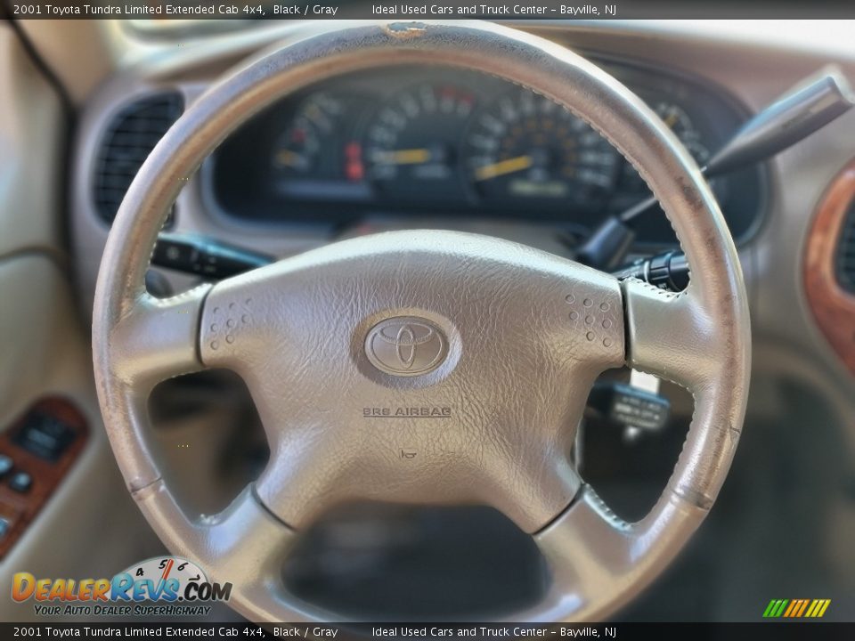 2001 Toyota Tundra Limited Extended Cab 4x4 Steering Wheel Photo #15