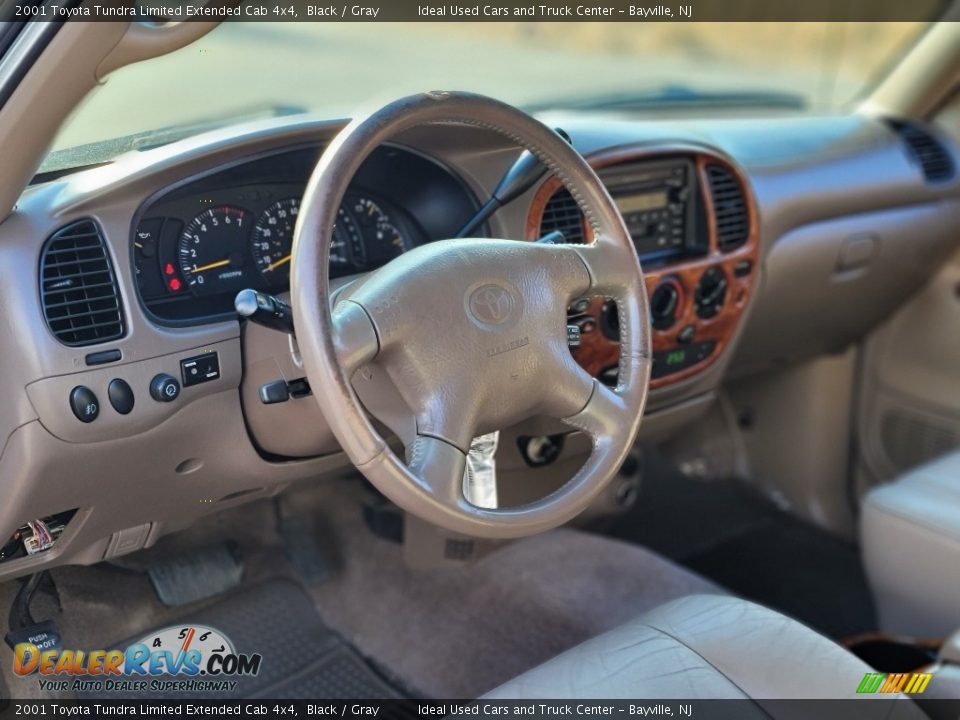 2001 Toyota Tundra Limited Extended Cab 4x4 Steering Wheel Photo #20