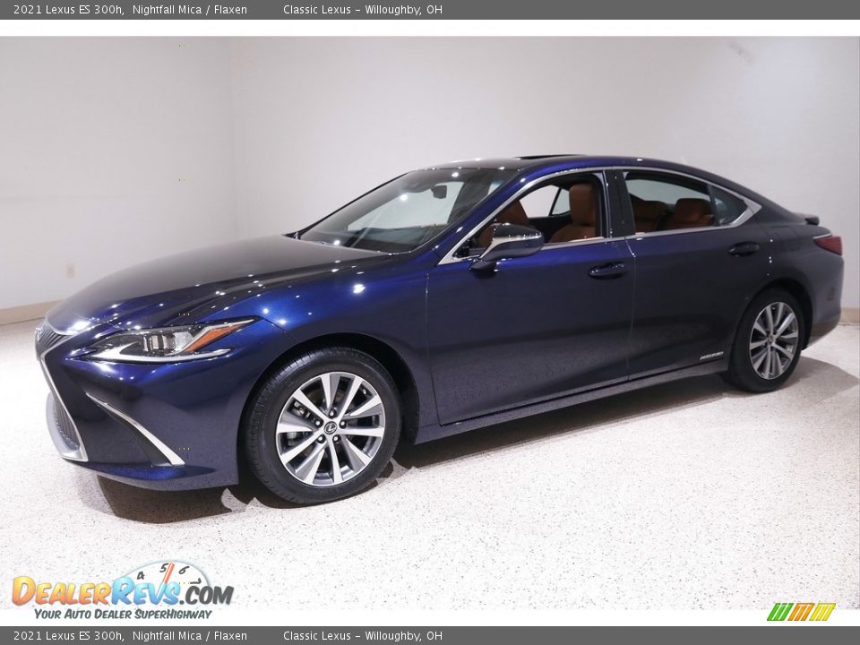 2021 Lexus ES 300h Nightfall Mica / Flaxen Photo #3