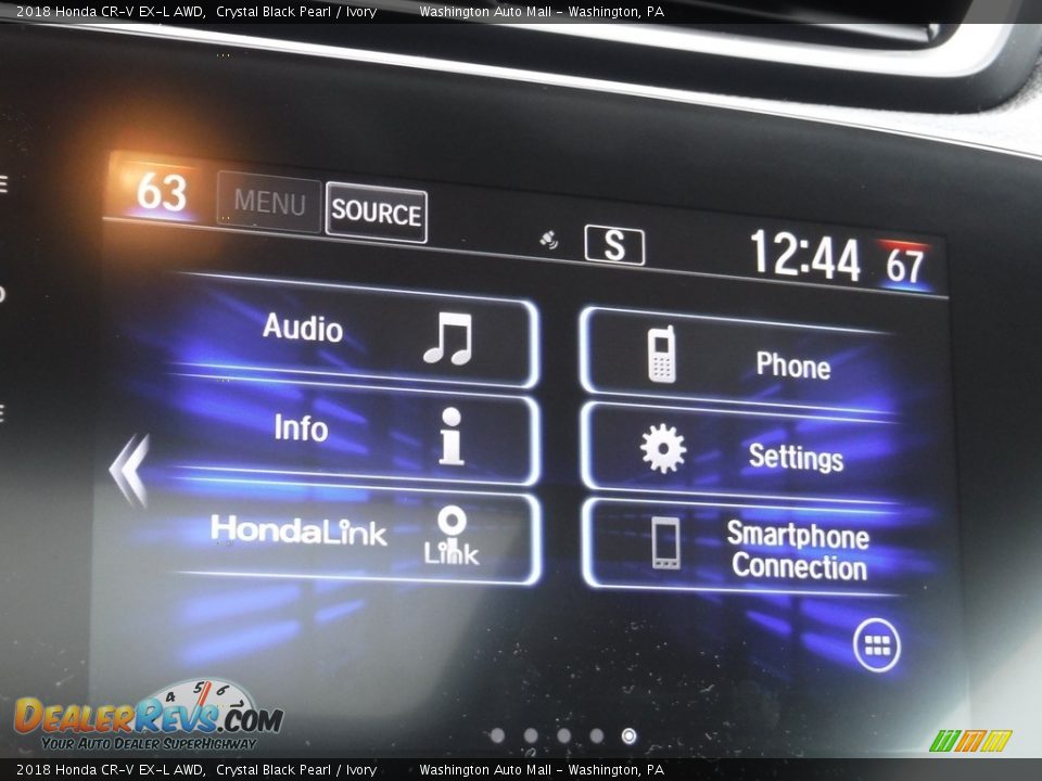 2018 Honda CR-V EX-L AWD Crystal Black Pearl / Ivory Photo #19