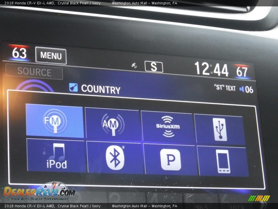 2018 Honda CR-V EX-L AWD Crystal Black Pearl / Ivory Photo #20