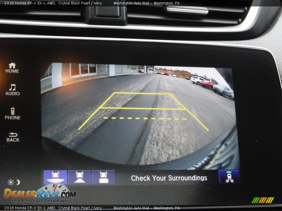 2018 Honda CR-V EX-L AWD Crystal Black Pearl / Ivory Photo #21