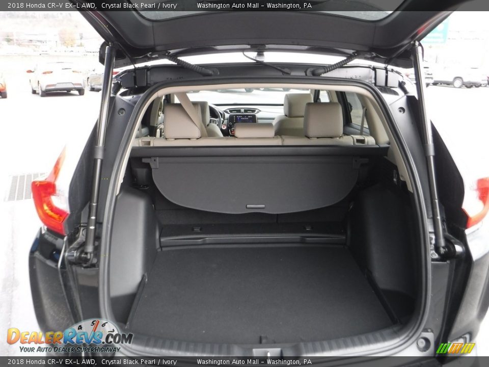 2018 Honda CR-V EX-L AWD Crystal Black Pearl / Ivory Photo #29