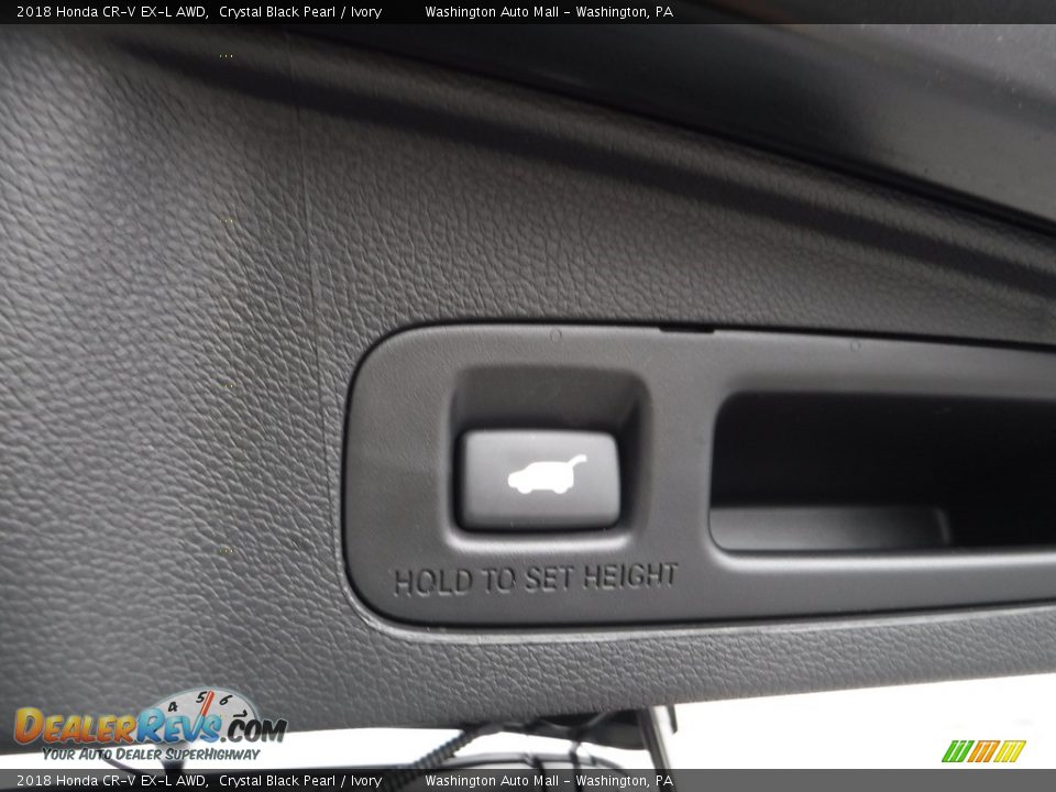 2018 Honda CR-V EX-L AWD Crystal Black Pearl / Ivory Photo #30
