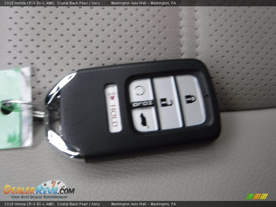 2018 Honda CR-V EX-L AWD Crystal Black Pearl / Ivory Photo #31