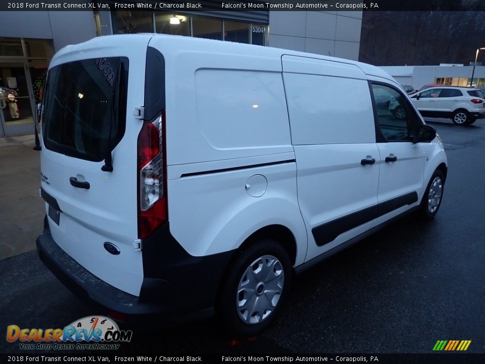 2018 Ford Transit Connect XL Van Frozen White / Charcoal Black Photo #2