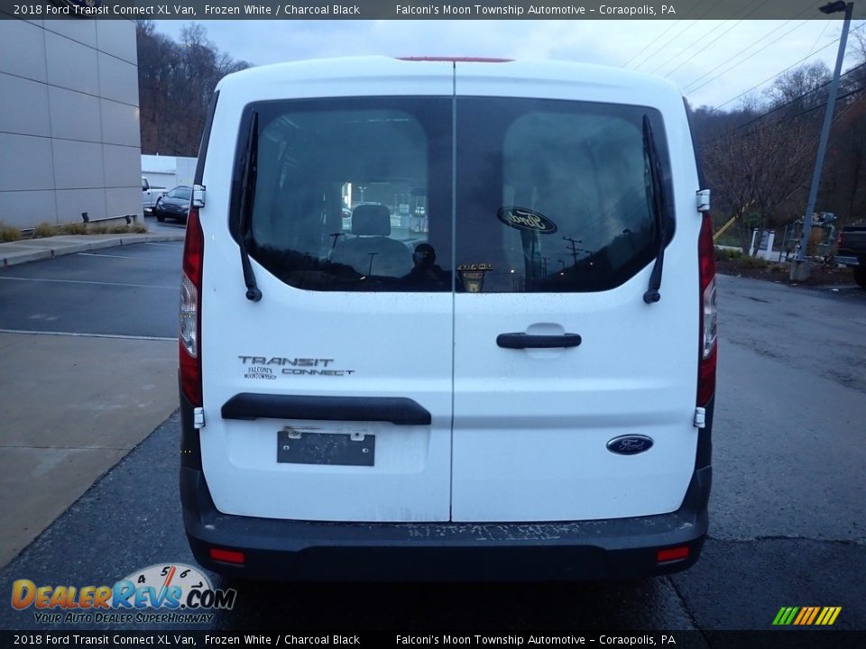 2018 Ford Transit Connect XL Van Frozen White / Charcoal Black Photo #3