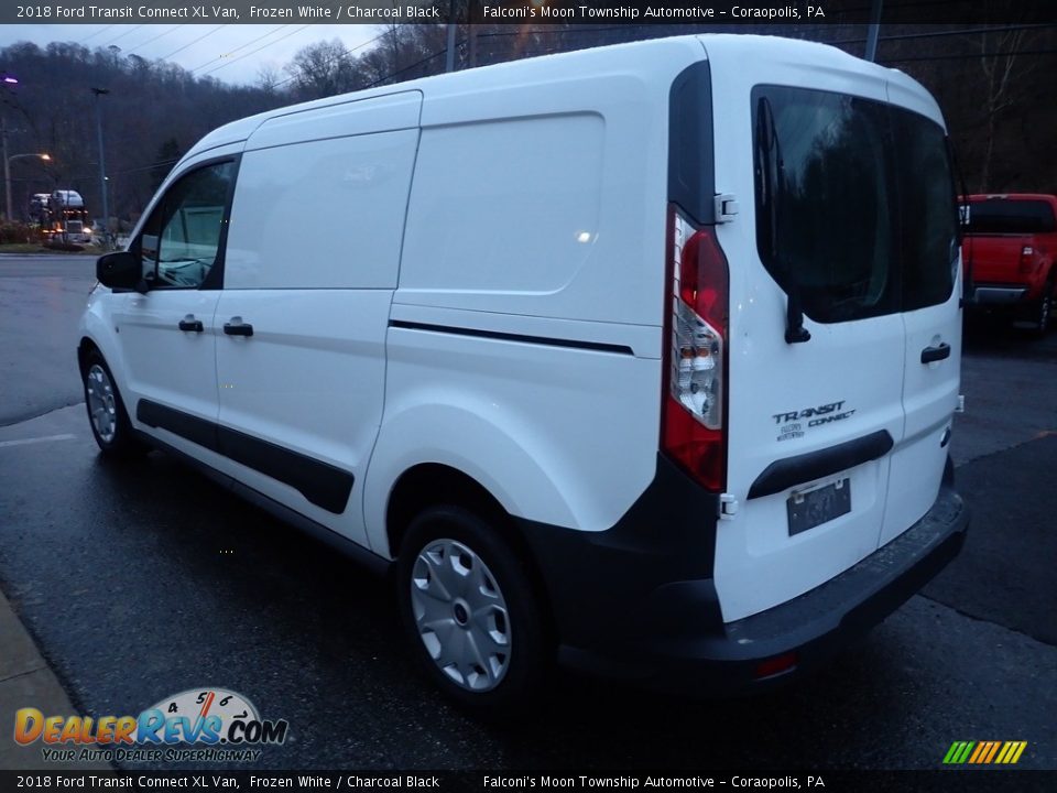 2018 Ford Transit Connect XL Van Frozen White / Charcoal Black Photo #5