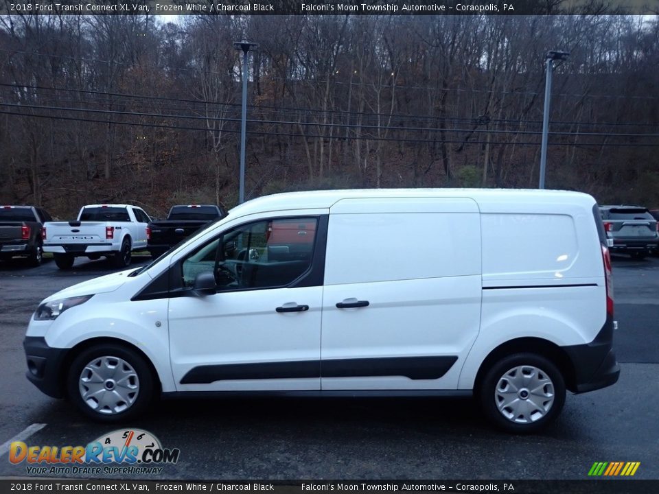 2018 Ford Transit Connect XL Van Frozen White / Charcoal Black Photo #6