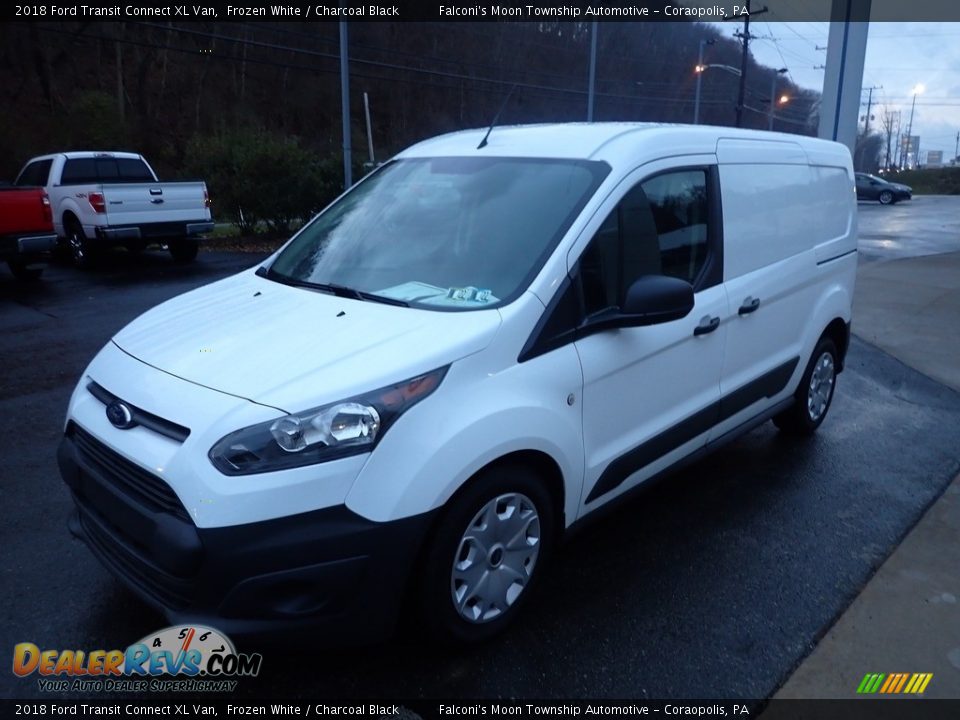 2018 Ford Transit Connect XL Van Frozen White / Charcoal Black Photo #7