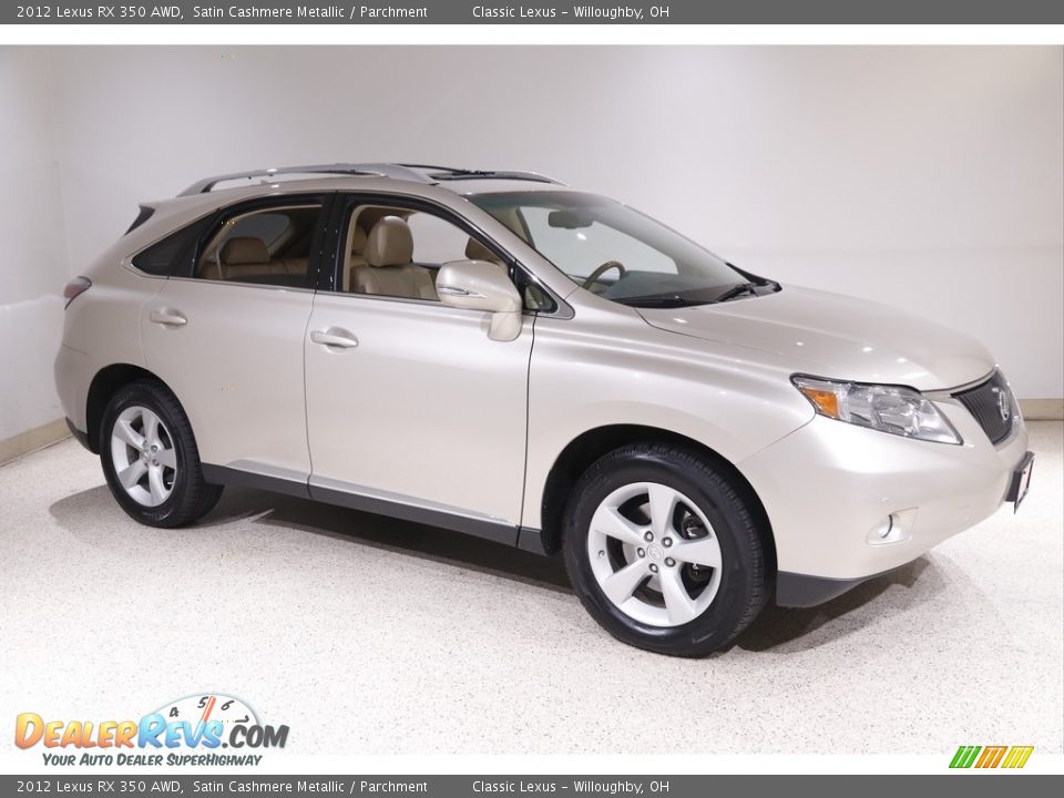 2012 Lexus RX 350 AWD Satin Cashmere Metallic / Parchment Photo #1