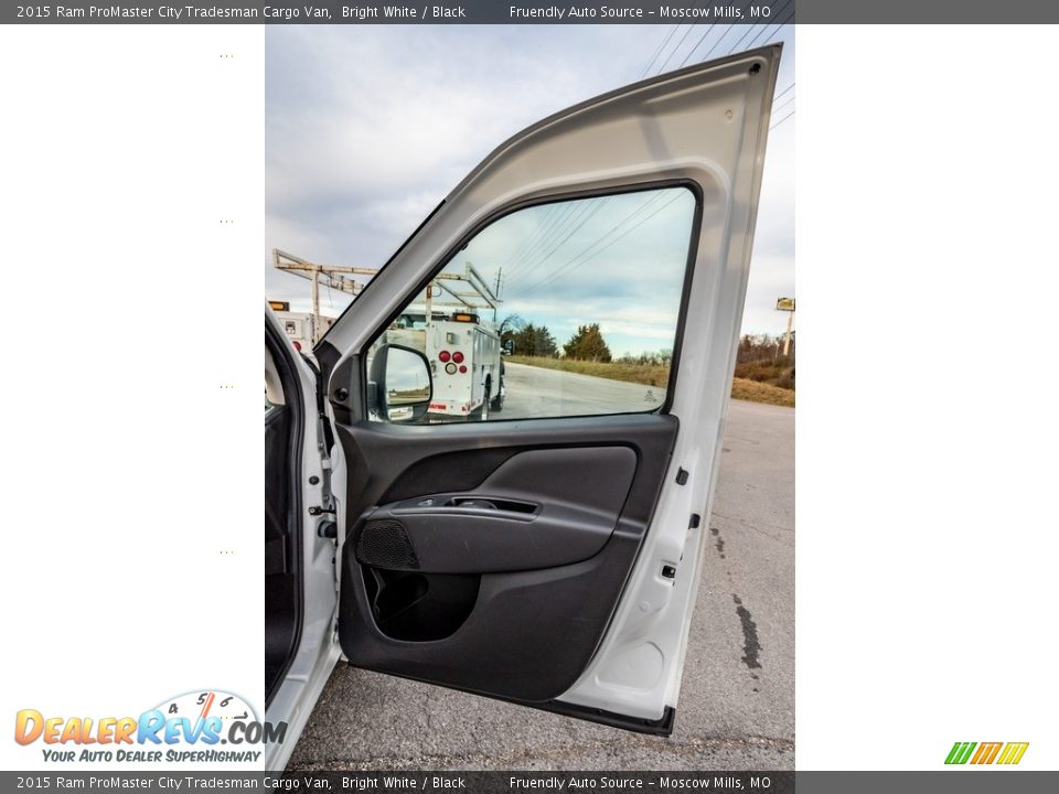 2015 Ram ProMaster City Tradesman Cargo Van Bright White / Black Photo #25