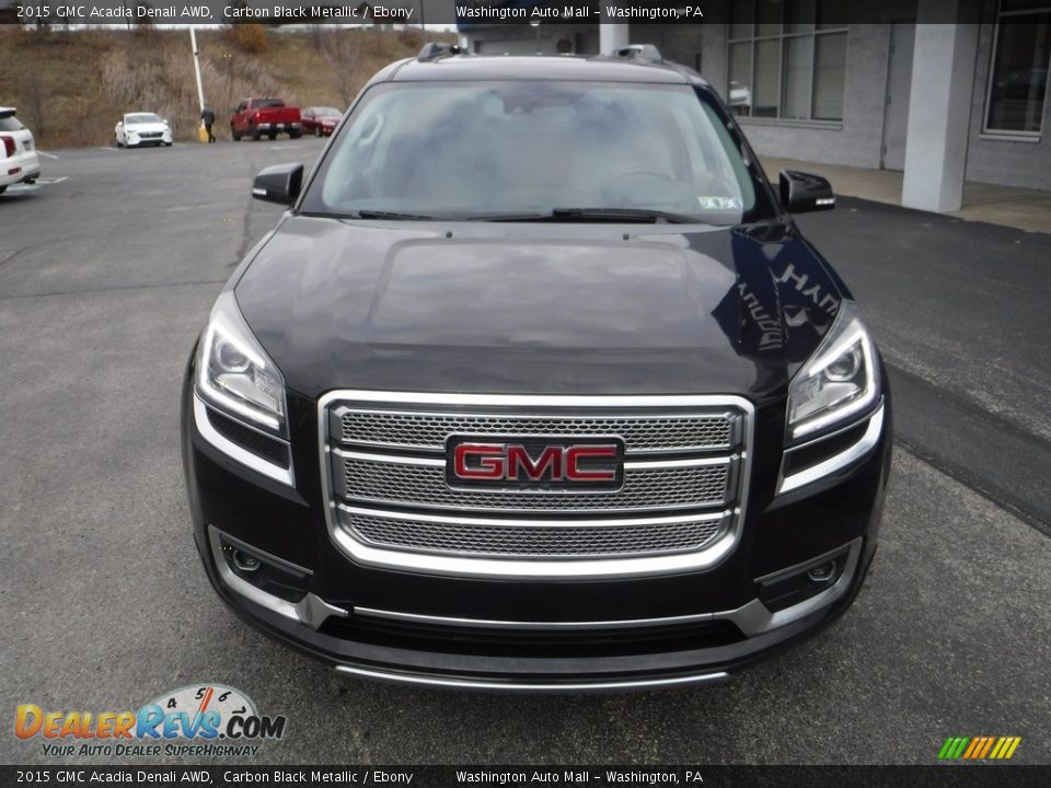 2015 GMC Acadia Denali AWD Carbon Black Metallic / Ebony Photo #5